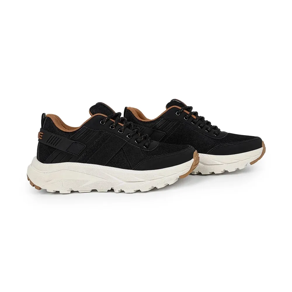 Vista lateral do tênis Ollie Stones 2 Preto Casual Masculino